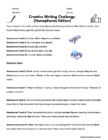 Creative Writing Challenge Homophones