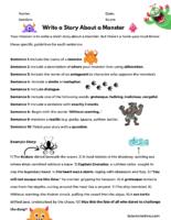 Creative Writing Challenge Monster