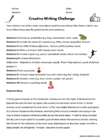 Creative Writing Challenge