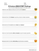 Sentence Em O Ji Story Challenge 2