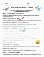 Shark Encounter Writing Challenge