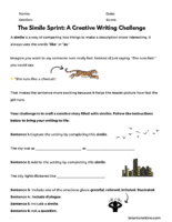 The Simile Sprint Creative Writing Challenge
