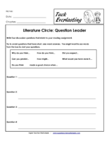 Tuck Lit Circle Question Leader