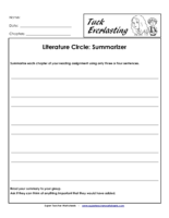 Tuck Lit Circler Summarizer