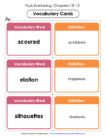Tuck Vocab Cards Ch. 10-12