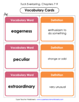 Tuck Vocab Cards Ch. 7-9